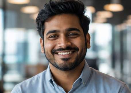 Portrait placeholder for Vikram Singh, Web Development Lead at AdNxt