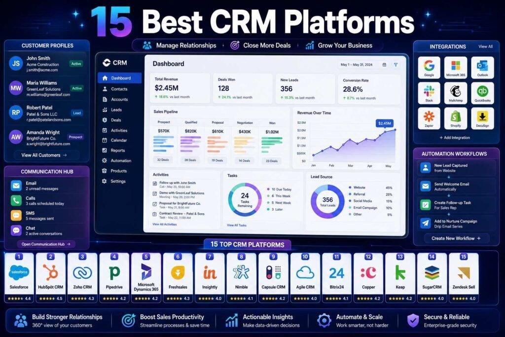 CRM Software Platforms for