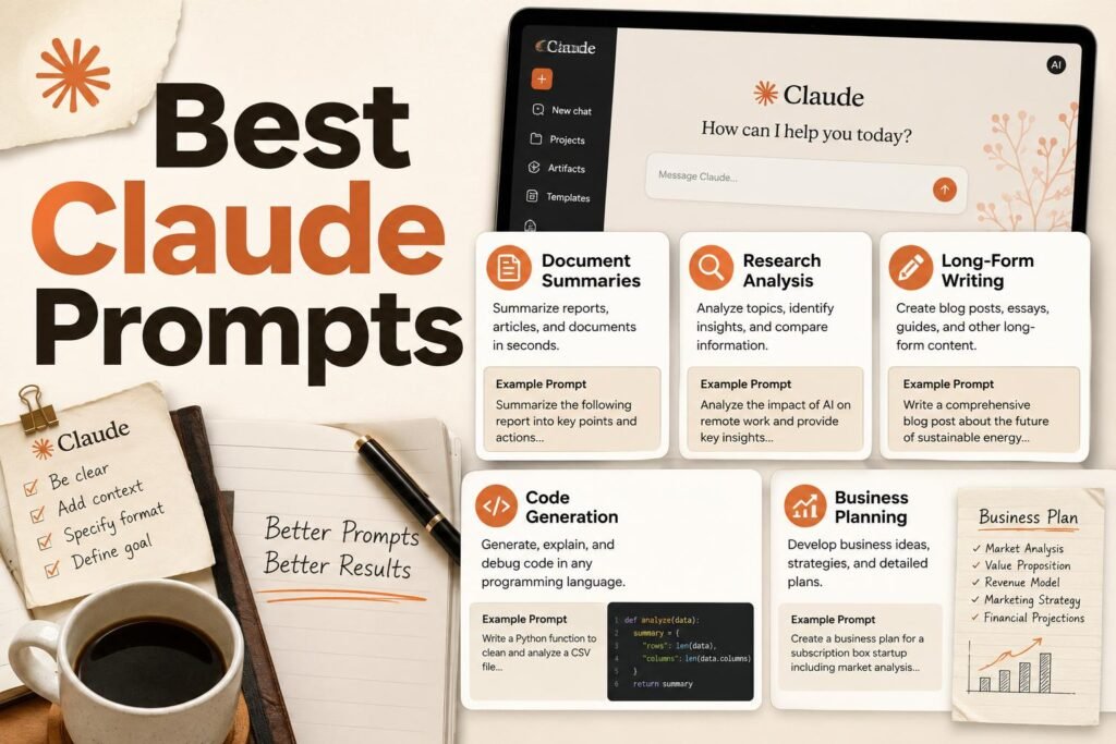 Claude Prompts for Writing,