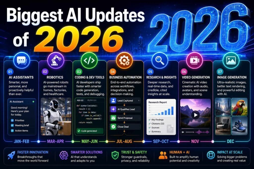 Major AI Updates in 2026