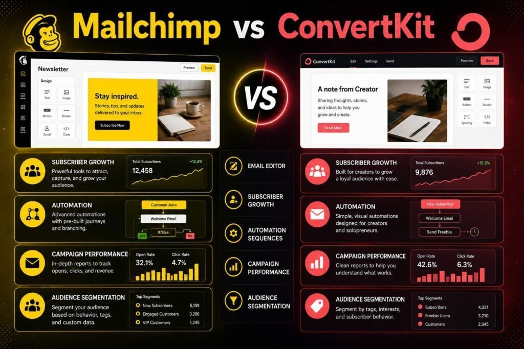 Mailchimp vs ConvertKit