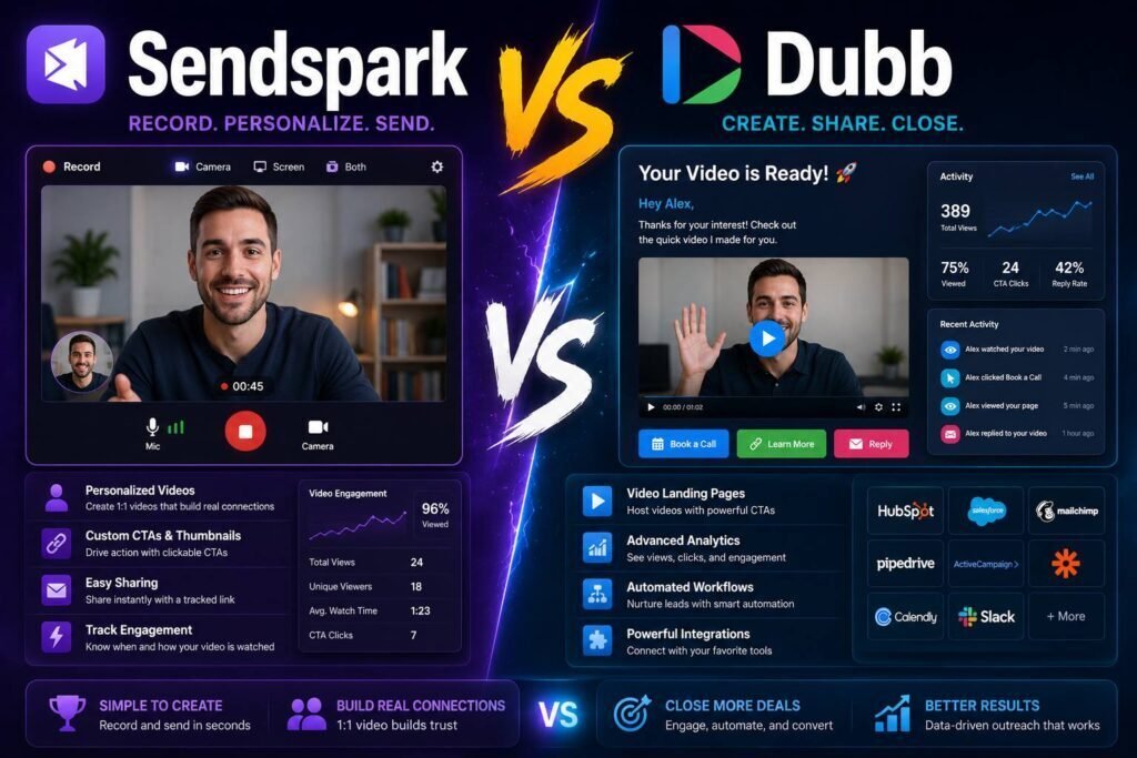 Sendspark vs Dubb