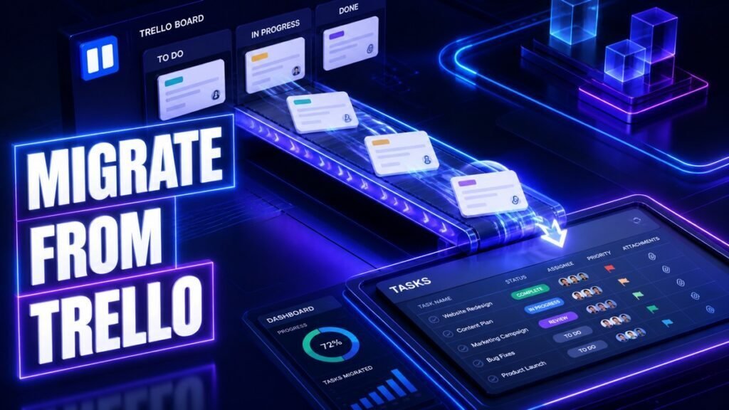 Migrate from Trello to ClickUp